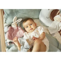 Kaloo Doudou Coton Bio Lapin Rose^ Doudou Rose