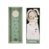 Kaloo Doudou Lapin Carre Douceur Blanc Delicat^ Doudou Bio