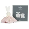 Kaloo Doudou Lapin Rond Rose^ Doudou Rose