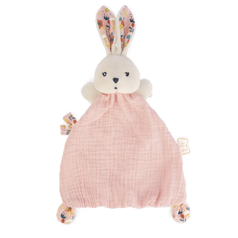 Kaloo Doudou Lapin Rose Coquelicot^ Doudou Rose
