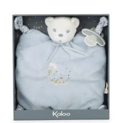 Kaloo Doudou Ourson 4 Noeuds Bleu^ Doudou Bleu