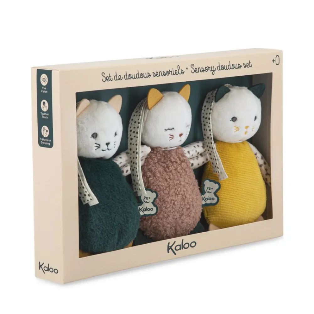 Kaloo Doudous Sensoriels Pour Bébé (Set De 3)^ Jouets D'Éveil