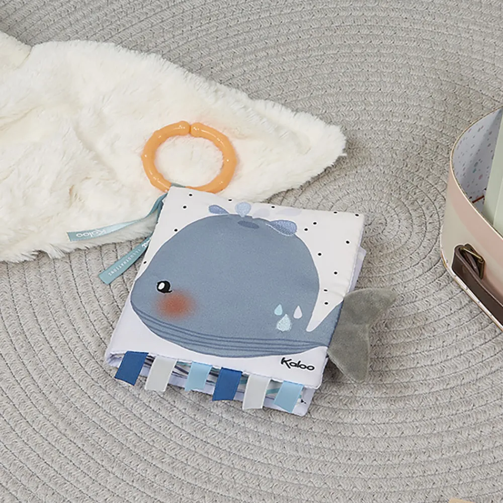 Kaloo Livre D'Éveil "Le Baleineau Triste"^ Livres En Tissu