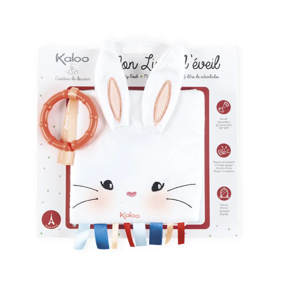 Kaloo Livre D'Éveil "Le Lapinou Amoureux"^ Livres En Tissu