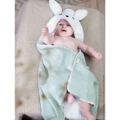 Kaloo Ma Cape De Bain Lapin Colombe^ Linge