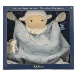 Kaloo Maxi Doudou Coton Bio Mouton^ Doudou Bleu