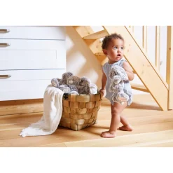 Kaloo Peluche Musicale Lapin Gris Prestige Leo^ Peluches Musicales