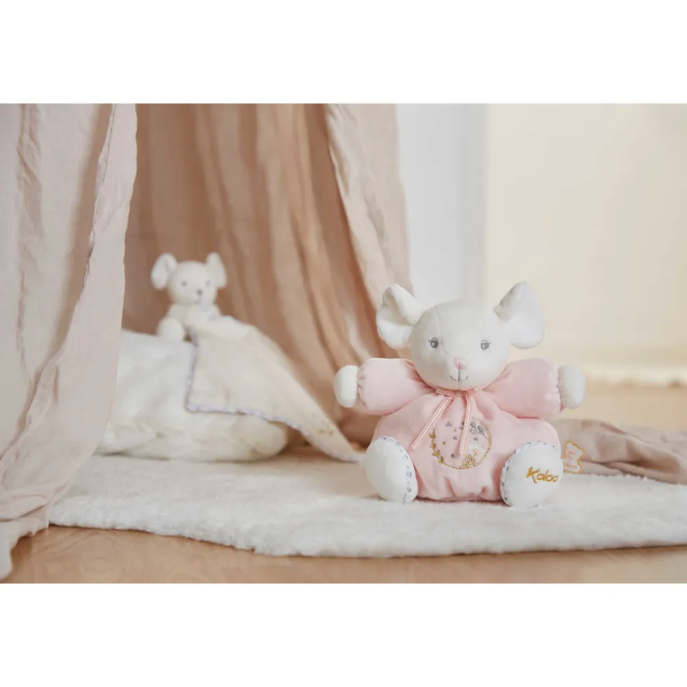 Kaloo Peluche Souris Patapouf Rose - 15 Cm^ Peluche Rose